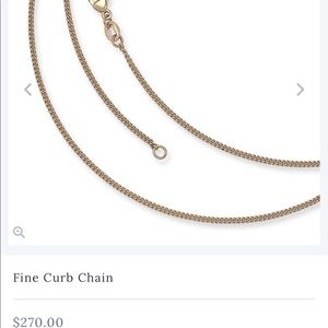 Gold 18” 14k chain with gold nail cross